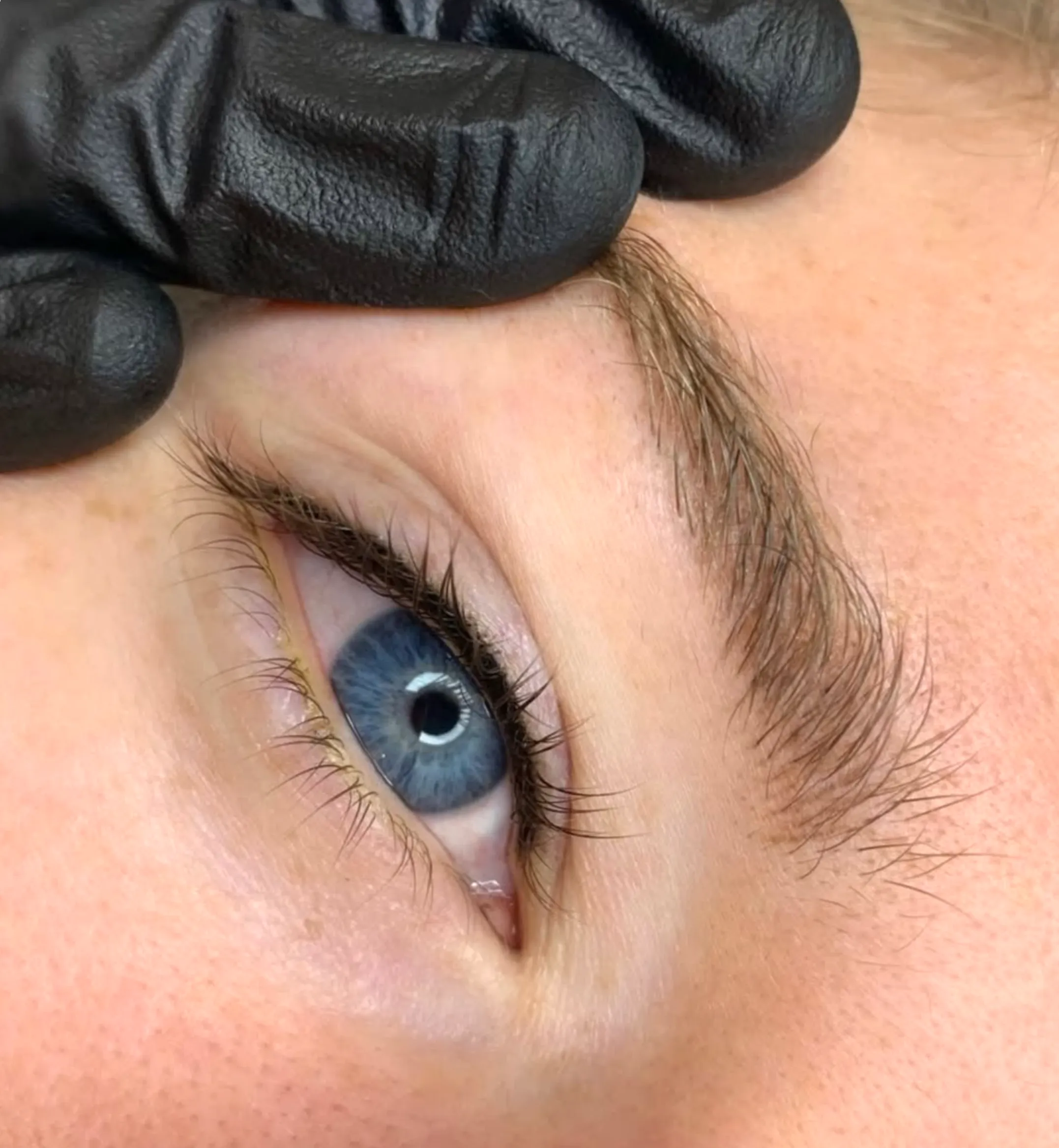 eyeliner tattoo touch up